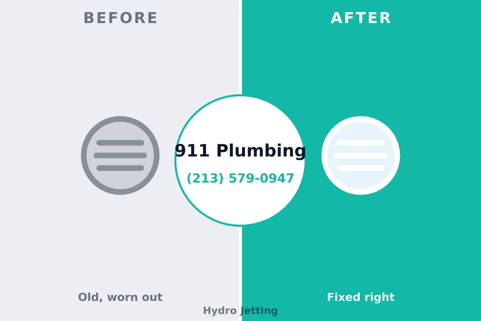 Before and after: plumbing repair Fort Defiance, AZ